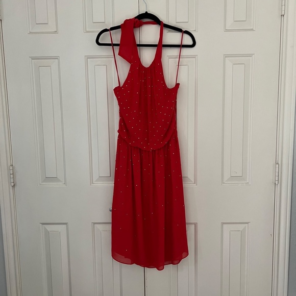 Erin Fetherston Red Rhinestone Dress - Picture 8 of 9